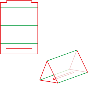 Календарь пирамидка настольный с вырубкой типография Молот Тюмень